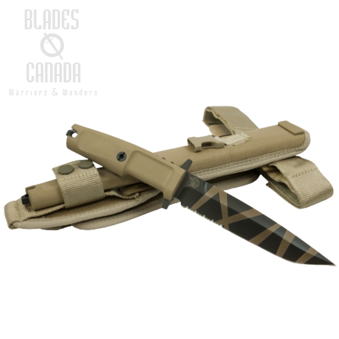 Extrema Ratio COL MOSCHIN Fixed Blade Knife, N690, Desert Warfare Handle